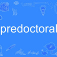 predoctoral