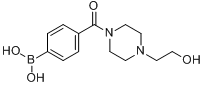 4-（4-（2-羥基乙基）哌嗪-1-羰基）苯基硼酸