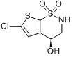 (S)-6-氯-3,4-二氫-2H-噻吩並[3,2-e]-1,2-噻嗪-4-醇1,1-二氧化物