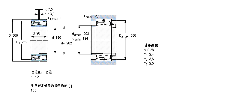 SKF 23136-2CS5K/VT143軸承