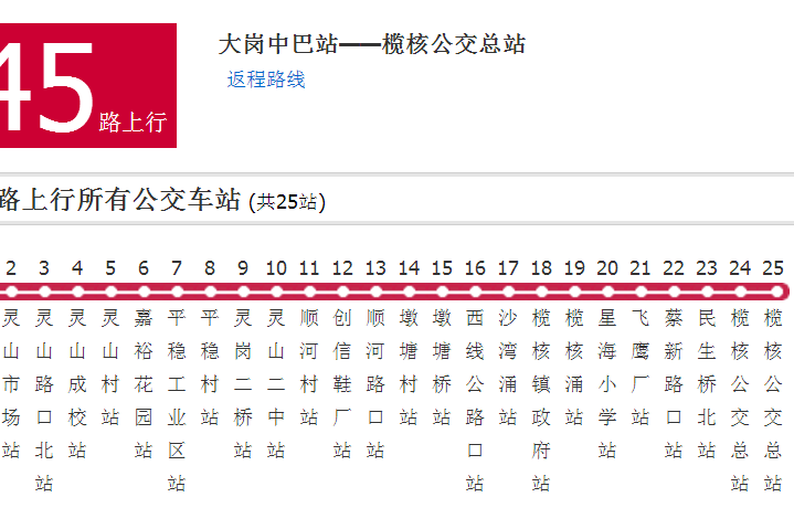 廣州公交南45路