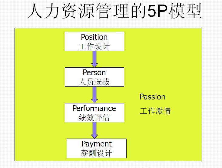 人力資源管理5P模型