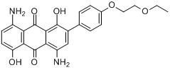 4,8-二氨基-2-[4-（2-乙氧乙氧基）苯基]-1,5-二羥基-9,10-蒽二酮