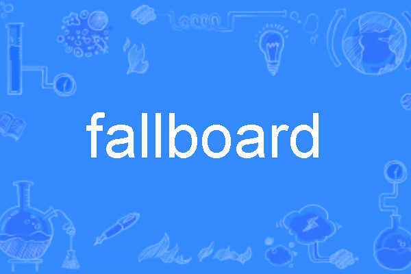 fallboard