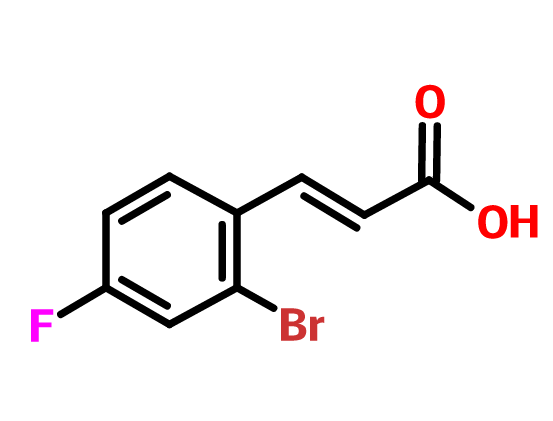 2-溴4-氟肉桂酸