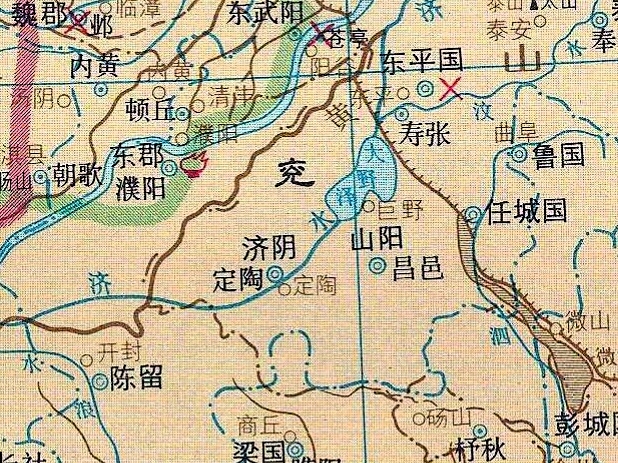 山陽郡治昌邑