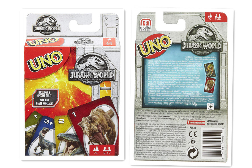 UNO Jurassic world