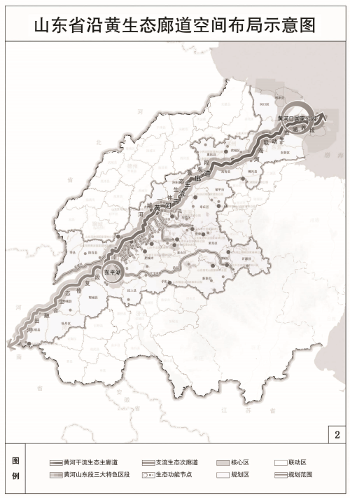 山東省沿黃生態廊道保護建設規劃（2023—2030年）