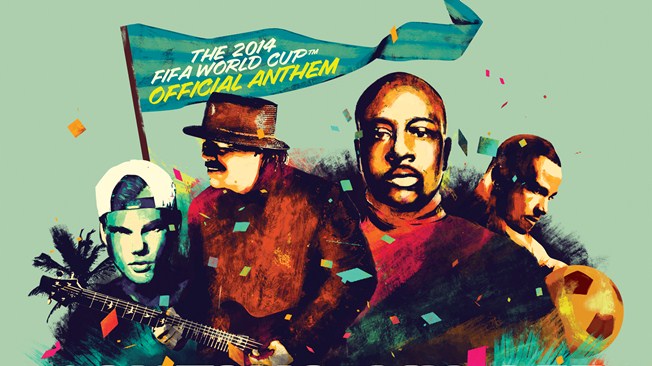 巴西世界盃官方讚歌宣傳畫