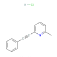 2-甲基-6-（苯乙炔基）吡啶，鹽酸