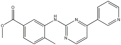 4-甲基-3-[[4-（3-吡啶基）-2-嘧啶基]氨基]苯甲酸甲酯