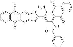 N-[4-氨基-3-[5,10-二氫-5,10-二氧代蒽並[2,3-D]噻唑-2-基]-9,10,-二氫-9,10-二氧代-1-蒽基]苯甲醯胺