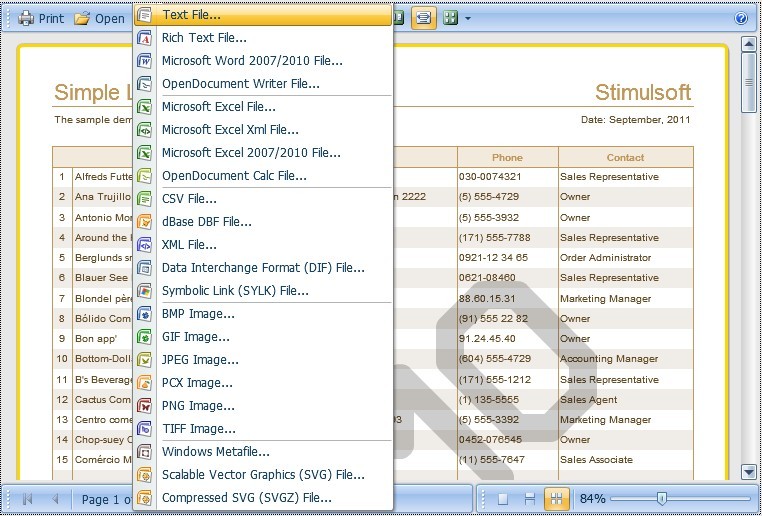 Stimulsoft Report