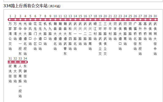 成都公交334路