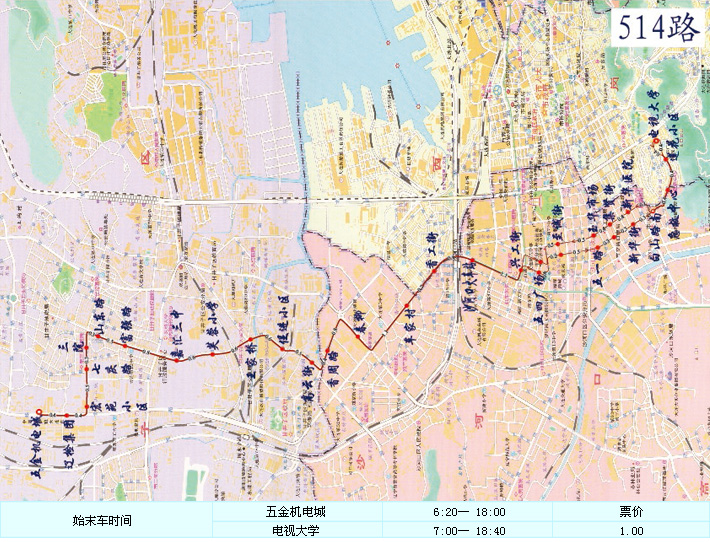 大連公交514路