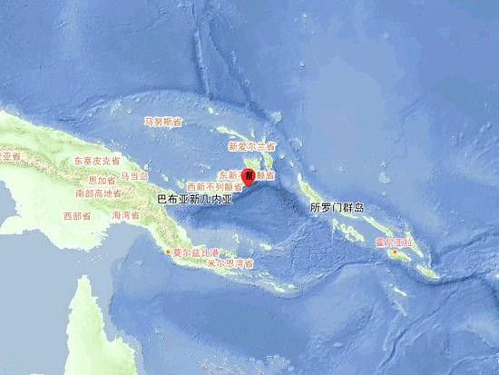 11·10新不列顛島地震