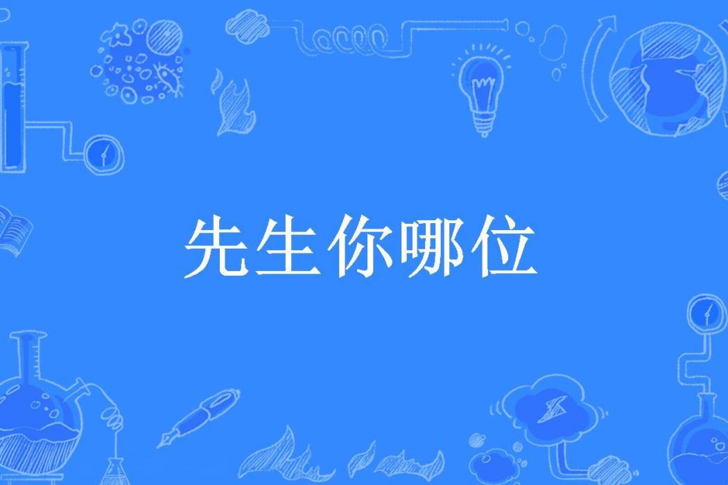 先生你哪位(微藍所著小說)