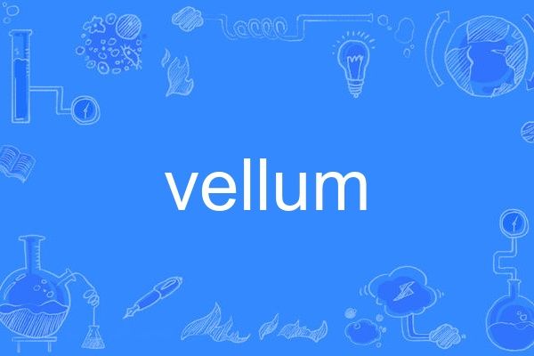 Vellum(英語單詞)