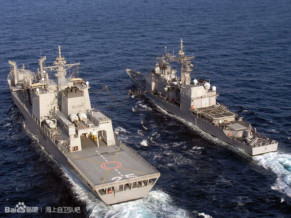 摩周級補給艦與美國海軍提康德羅加級巡洋艦