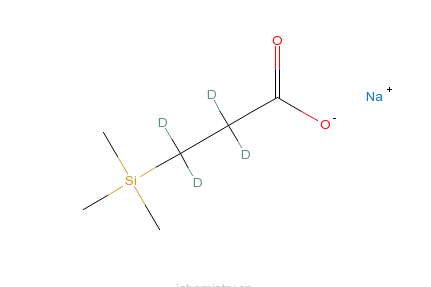 2,2,3,3-d(4)-3-（三甲基矽基）丙酸鈉鹽
