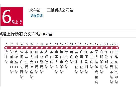 衡水公交6路