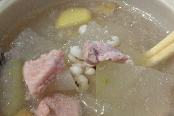 冬瓜薏米肉片湯