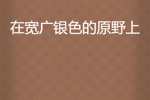 在寬廣銀色的原野上