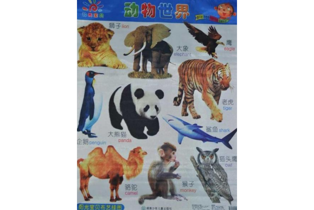 動物世界/陽光寶貝炫彩掛圖