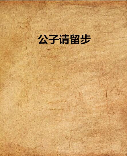 公子請留步(小說)