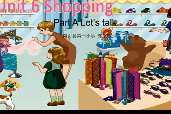 Unit 6 shopping A Let\x27s talk