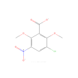 3-氯-2,6-二甲氧基-5-硝基苯甲酸
