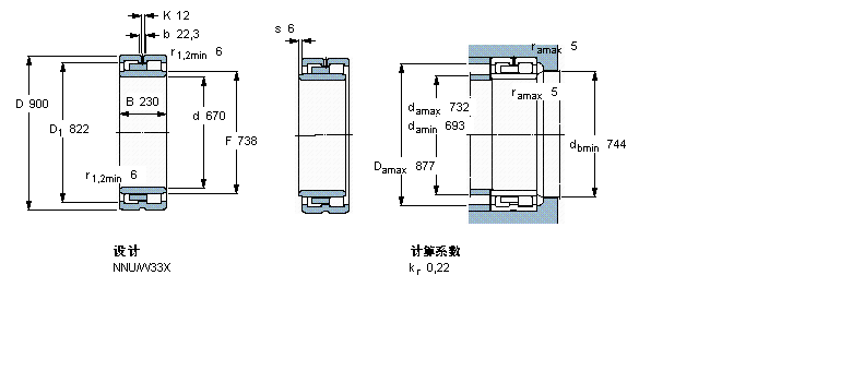 SKF NNU49/670B/SPW33X軸承