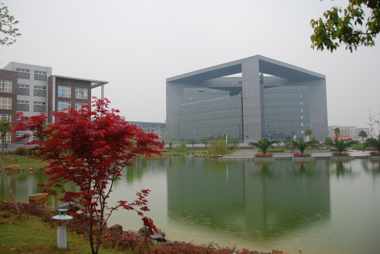 雨中的圖書館