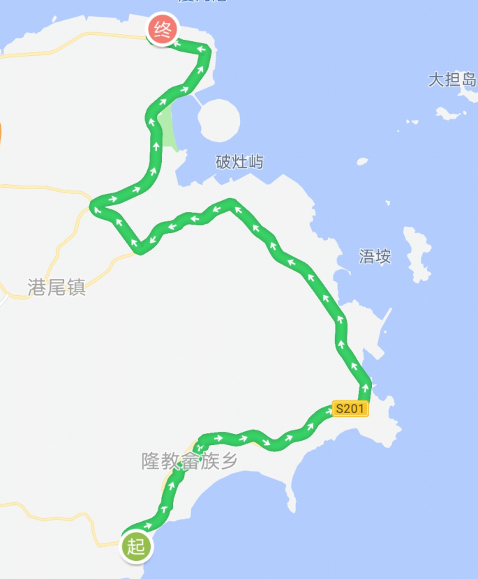 漳州公交605路上行路線圖