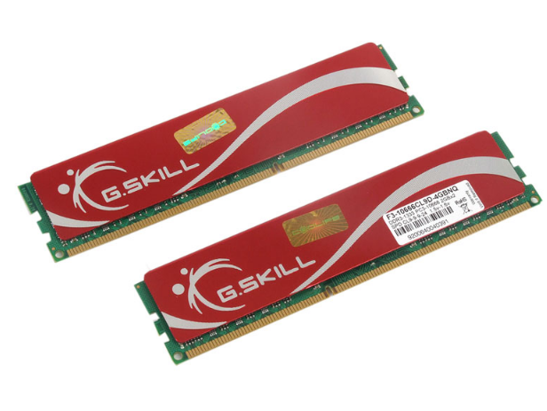 芝奇4GB DDR3 1333(F3-10666CL9D-4GBNQ)