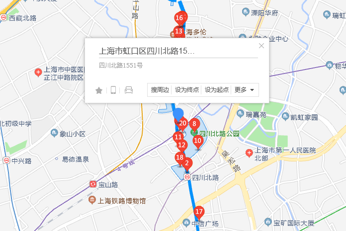 四川北路1551號