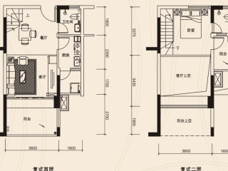 東方銀座公館戶型圖