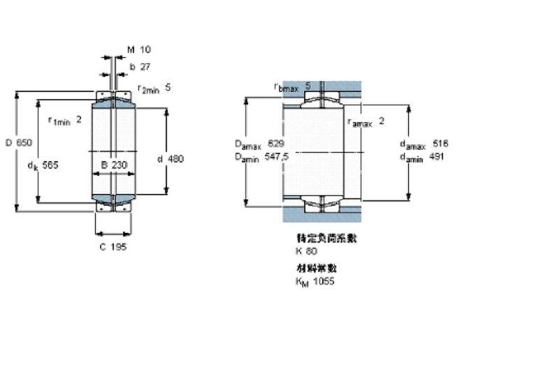 SKF GEC480FBAS軸承