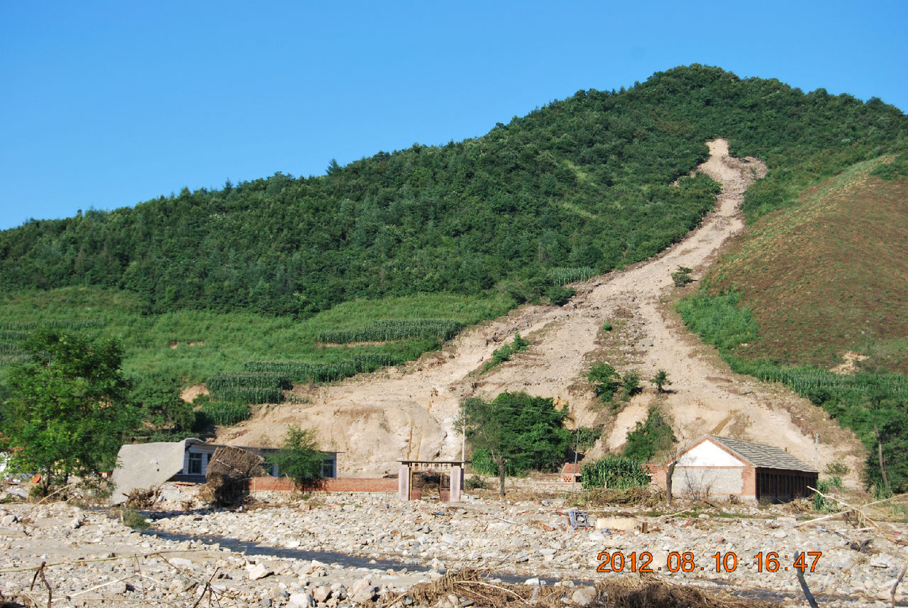 遼寧省岫巖滿族自治縣20120804土石流