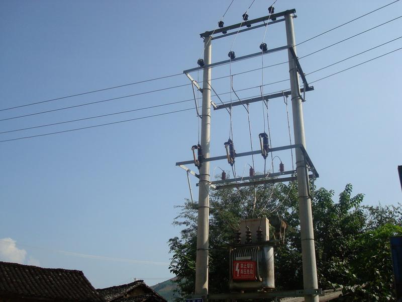 崗連村輸電線路