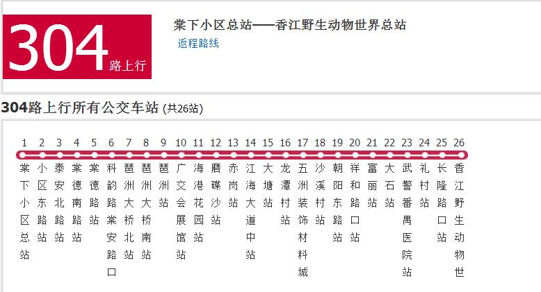 廣州公交304路