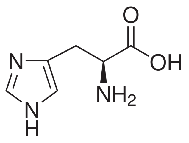 組氨酸（His）結構式