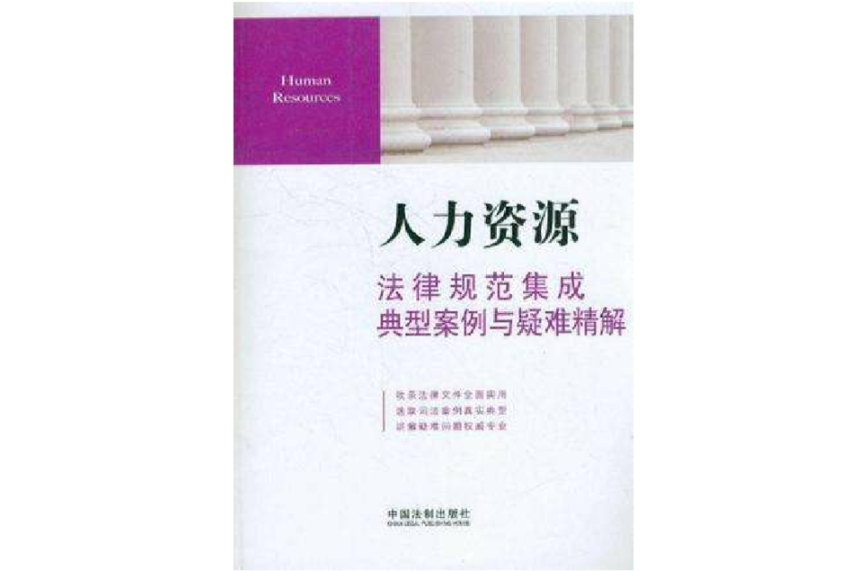 人力資源法律規範集成典型案例與疑難精解