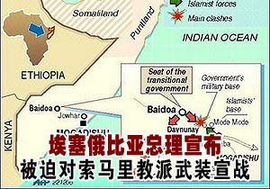 衣索比亞總理梅萊斯宣布介入索馬里內戰