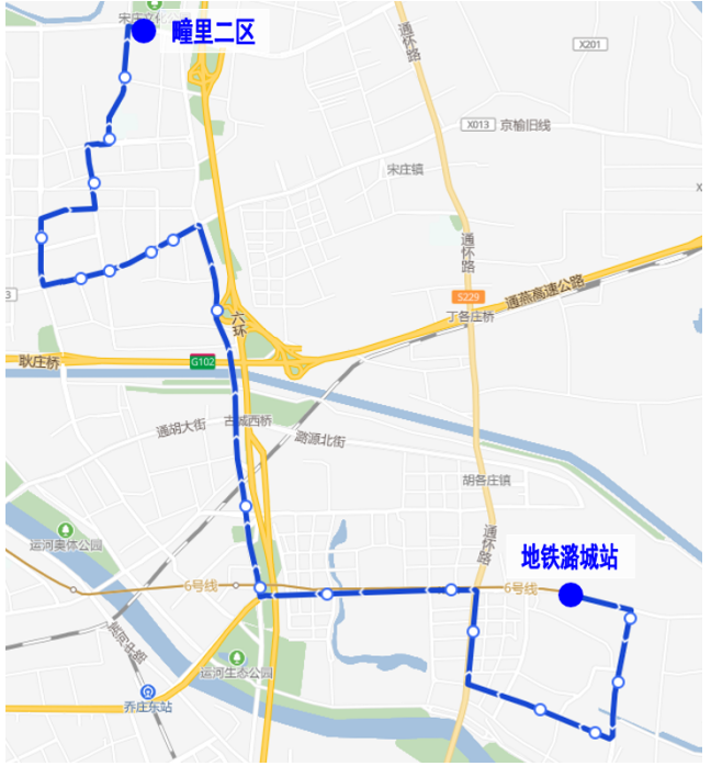 北京公交T119路