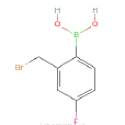 2-溴甲基-4-氟苯基硼酸