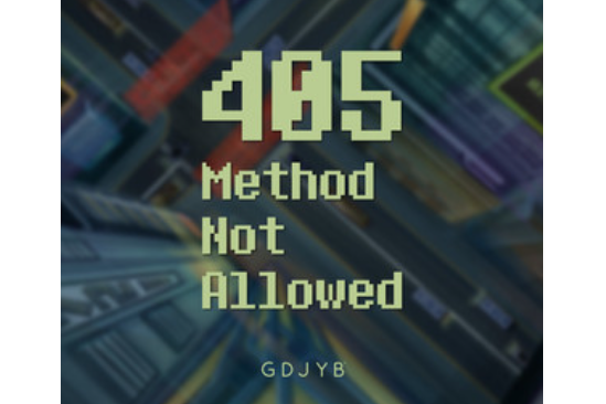 405 Method Not Allowed