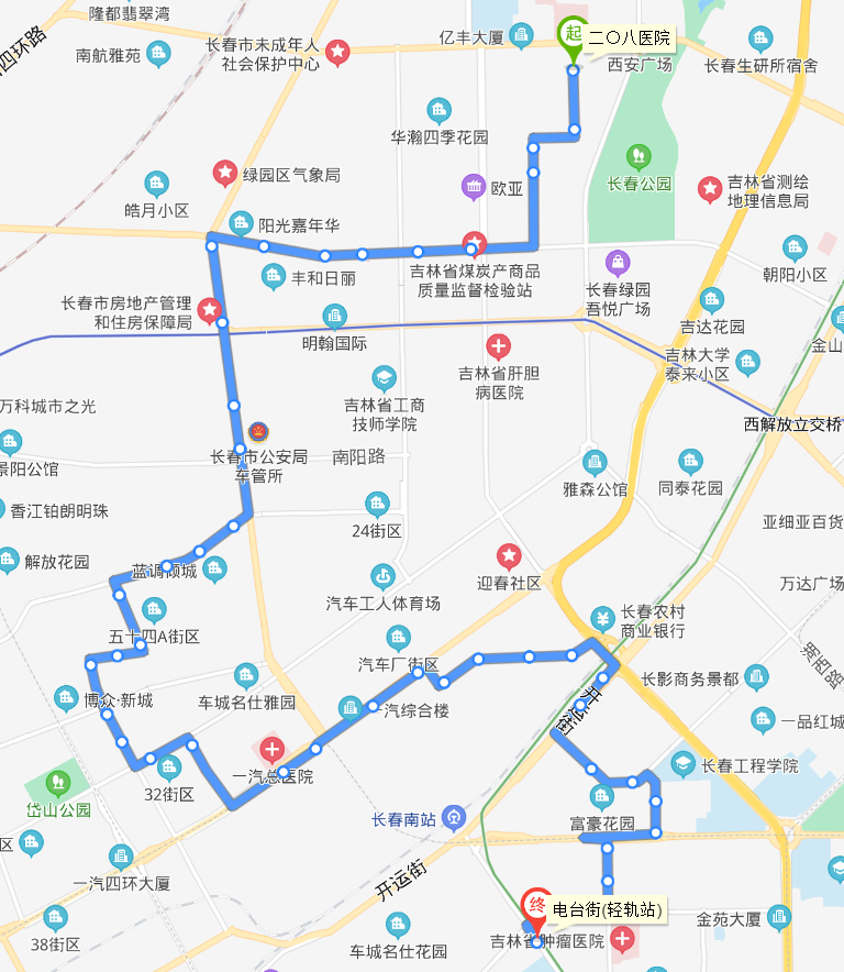 長春公交T153路