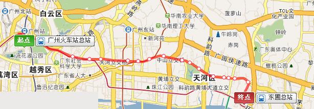 廣州公交B2路上行