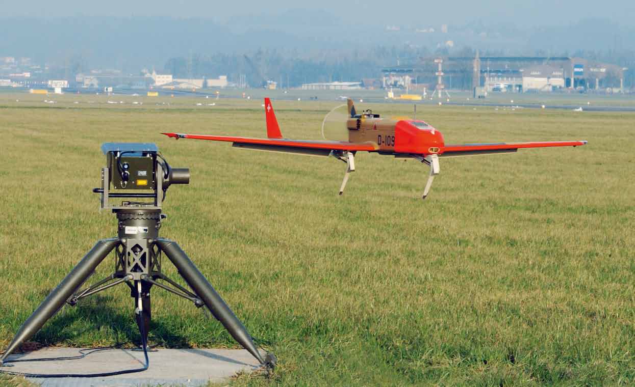 無人機雷射引導著陸技術